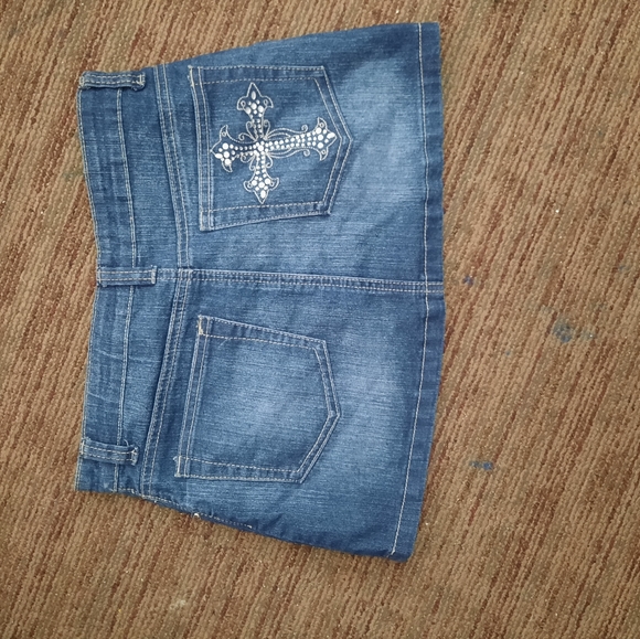 True people bedazzled mini skirt - Picture 2 of 3